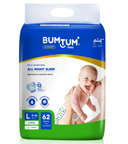 Bumtum Baby Diaper Pants Large Size 62 Count Online - Epakira