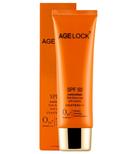 O3+ Agelock Protector solar antioxidante SPF 50 PA+++