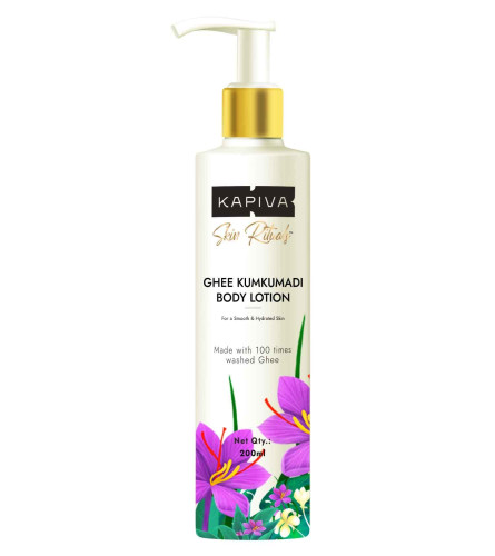 Kapiva Ghee Kumkumadi Körperlotion 200 ml (Kostenloser Versand)