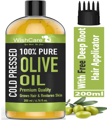 WishCare® Aceite de oliva 100% puro premium prensado en frío