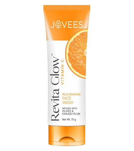 Jabón facial con vitamina C a base de hierbas Jovees