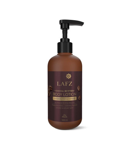LAFZ LOCIÓN CORPORAL DE MANTECA DE CACAO CON MANTECA DE COCO Y CAFEÍNA