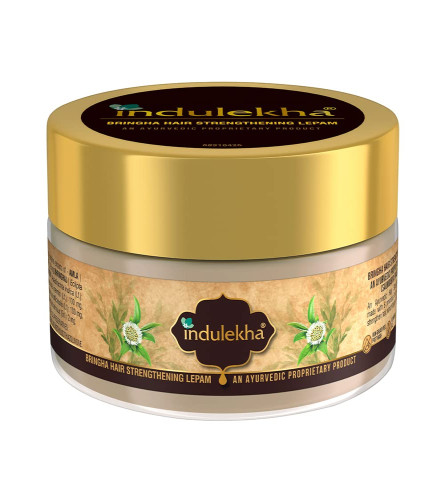 Indulekha Bringha Mascarilla Capilar Reduce la Caída, Fortalece el Cabello