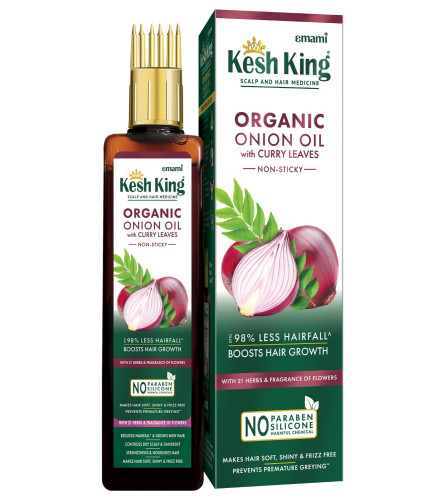 Kesh King Aceite de Cebolla Orgánico con Hojas de Curry