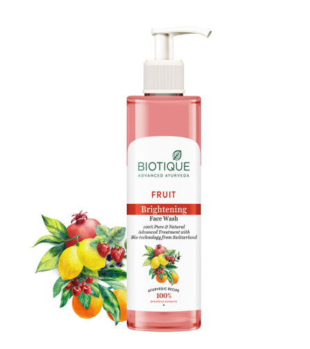 Detergente viso illuminante alla frutta Biotique| Ayurvedico e biologicamente