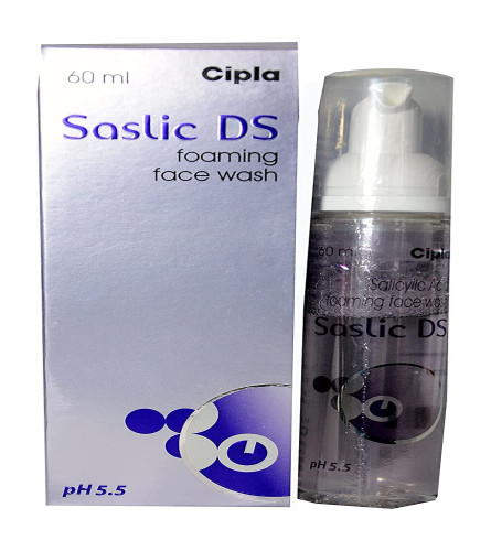 Cipla Saslic DS Schäumendes Gesichtswaschmittel 60 ml (Kostenloser Versand)