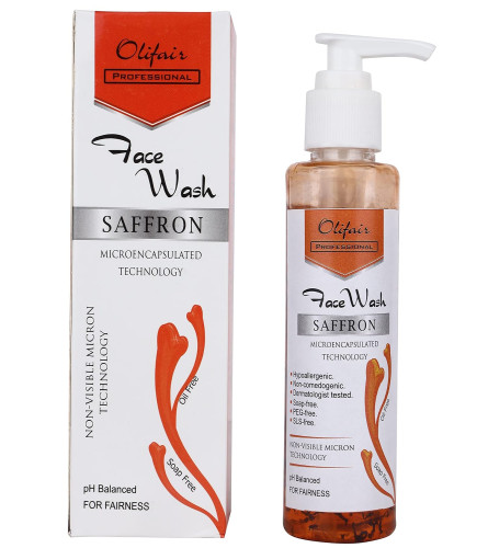 Olifair Safran-Gesichtswaschmittel, seifen- und ölfrei 120 ml (Kostenloser Versand)