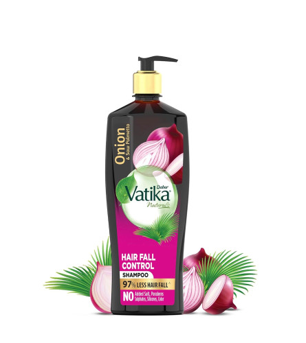 Champú para controlar la caída del cabello con cebolla Dabur Vatika