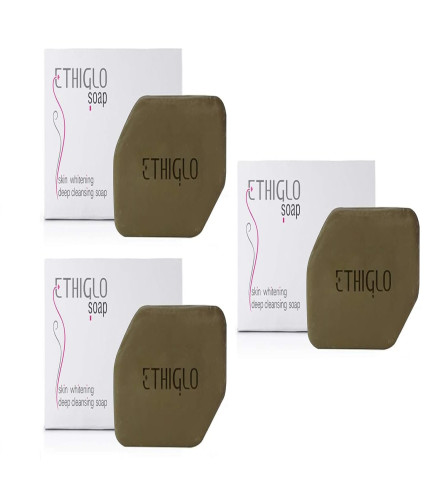 Ethiglo Hautaufhellungsseife 75 gm (3er-Pack) Kostenloser Versand