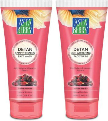 Astaberry De-tan Hautaufhellendes Gesichtswaschmittel 100 ml (4er-Pack) Kostenloser Versand