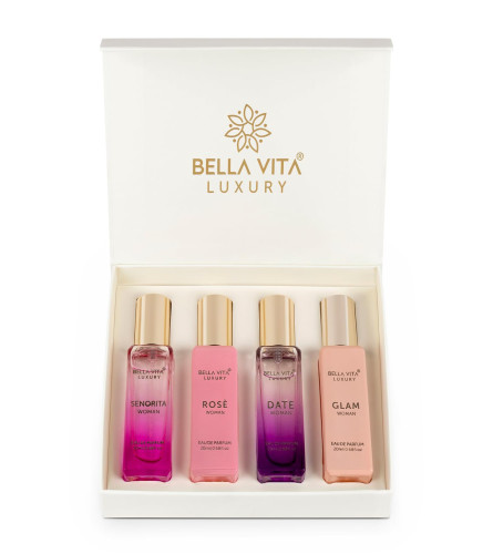 bella-vita-luxus-damen-eau-de-parfum-geschenkset-date-senorita-glam-rose-20-ml-4er-pack