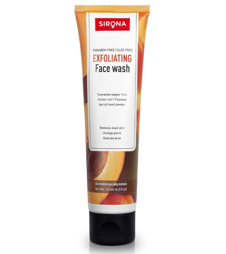 Sirona Natural Exfoliating Face Wash for Men & Women