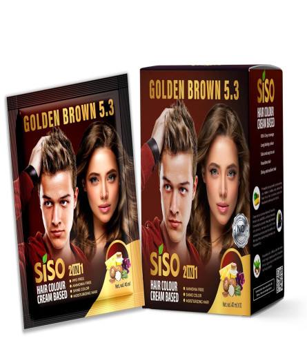 Siso Hair Color (20g) Natural Brown-Pack of 20 gm Pack of 20 gm