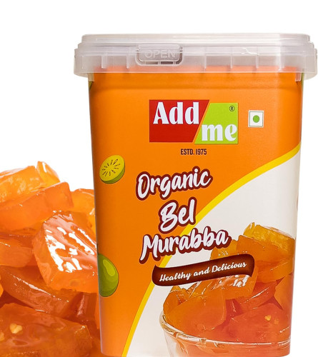 Add me Sweet Dry Bel Murabba Pieces Without Syrup Immunity boosters (750 gm) Bucket Pack | Homemade Organic Sweet Bel Murabba | Delicious Bel Muraba 750g | Traditional Bel Muraba Preserve for Immunity Booster