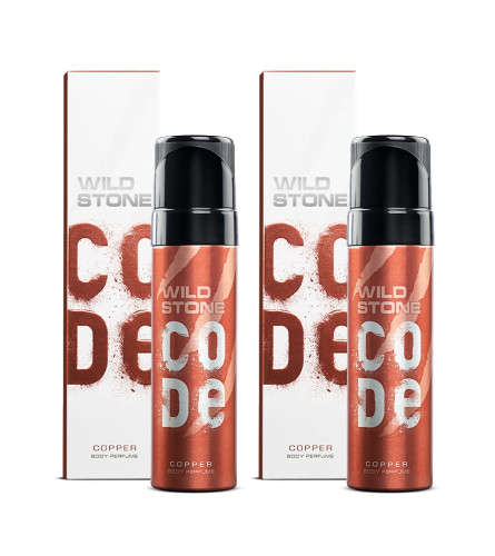 Wild Stone Copper Body Spray - For Men 120 ml ( Pack of 2 )