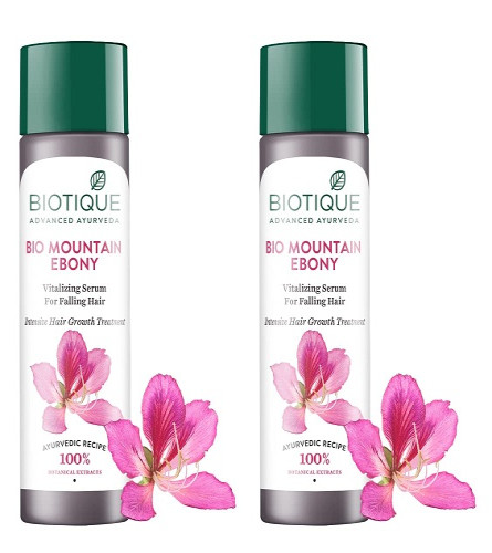 Biotique Bio Mountain Ebony Vitalizing Serum 120ml x 2 pack (free shipping)