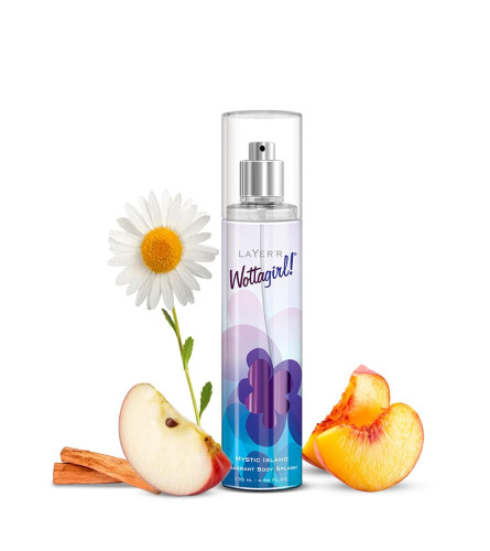 Layer’r Wottagirl Mystic Island Body Splash 135 ml (Pack of 2)