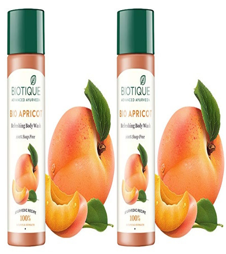 Biotique Bio Apricot Refreshing Body Wash 190ml x 2 pack (free shipping)