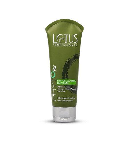 Lotus Professional PhytoRx Deep Pore Cleansing Face Wash 80gm - free shipping