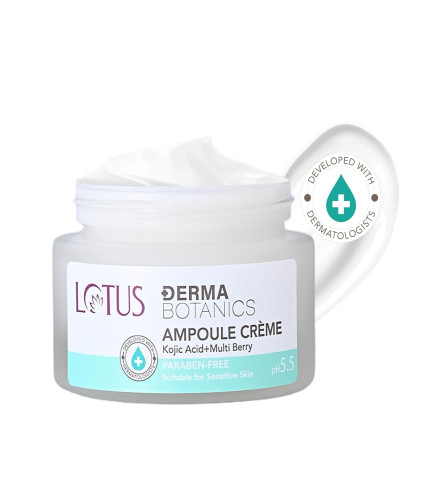Lotus Herbals Dermabotanics Kojic Acid + Multi Berry Ampoule Cream 50gm - free shipping