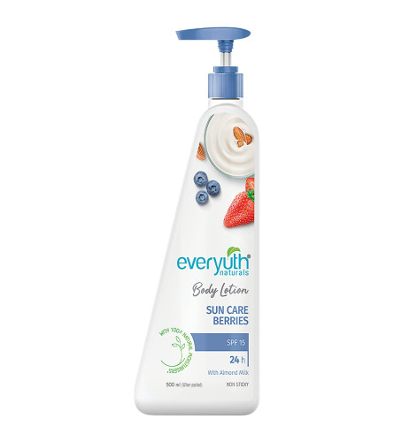 Everyuth Naturals Body Lotion Sun Care Berries 500ml (free shipping)