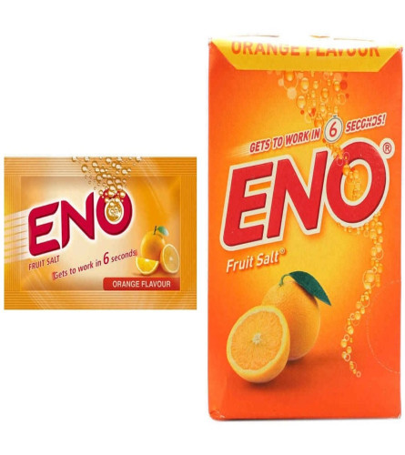 Eno Fruit Salt - Orange Flavor, 5 Gm (Pack of 30)