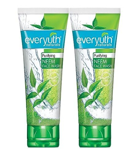 Everyuth Purifying Neem Face Wash For All Skin Type,50ml (Pack of 2) free ship