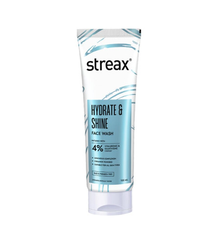 Streax Skin Hydrate & Shine Face wash cleanser 100 ml (Pack of 2)