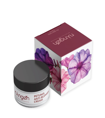 buy Ningen Petunia Anti-Blemish Radiance Cream 50gm - free ship