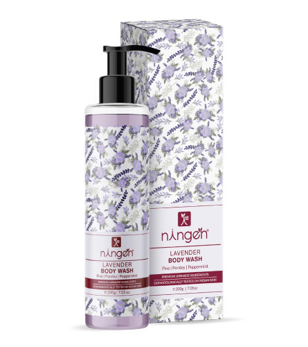 Ningen Lavender Body Wash 200gm - free ship