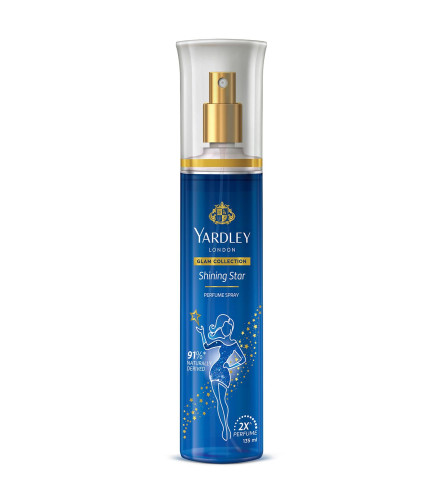 Yardley London Glam Collection Shining Star Perfume Spray 135 ml (Pack of 2)