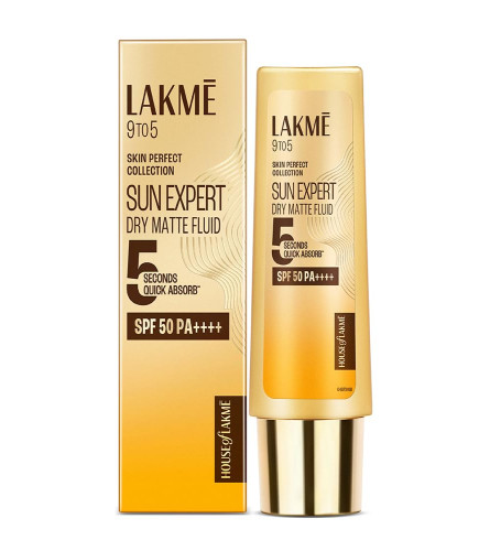 Lakme Sun Expert Dry Matte Fluid SPF 50++++ Sunscreen 50ml - free ship