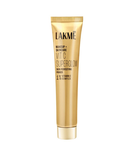 Lakme Makeup+Skincare VitC Superglow Skin Perfecting Primer 30ml - free ship