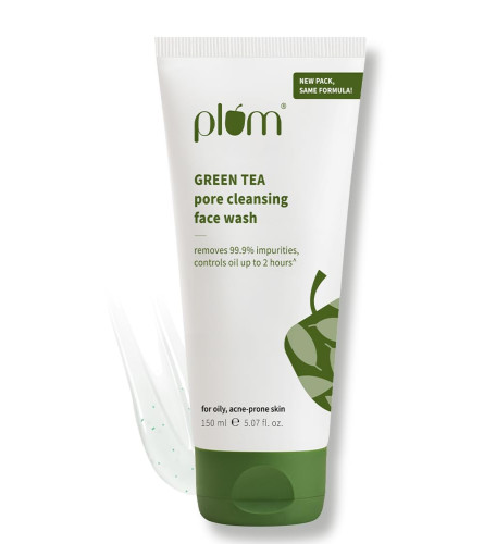 Plum Green Tea Pore Cleansing Face Wash 150 ml (Pack Of 2)
