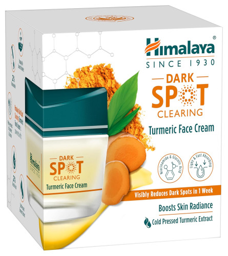 Himalaya Dark Spot Clearing Turmeric Face Cream 50 g (Pack of 2)