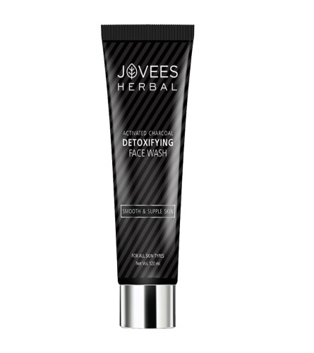 Jovees Herbal Activated Charcoal Detoxifying Face Wash For Anti Pollution 120ml (pack of 2)