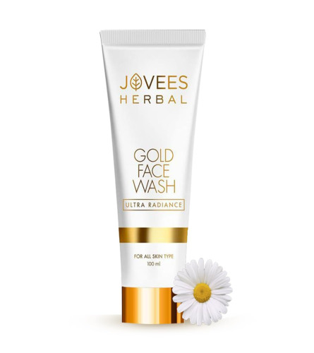 Jovees Herbal Ultra Radiance Gold Face Wash Gives Clear 100 ml (free ship)