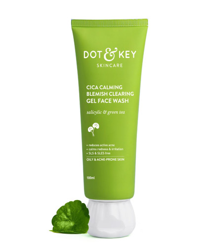Dot & Key CICA Face Wash for Acne Prone Skin 100 ml (Pack of 2)