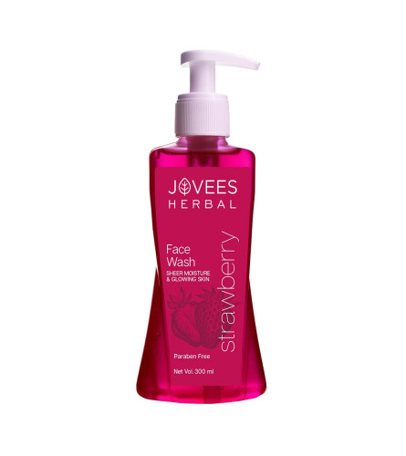 Jovees Herbal Strawberry Face Wash 300ml - free shipping