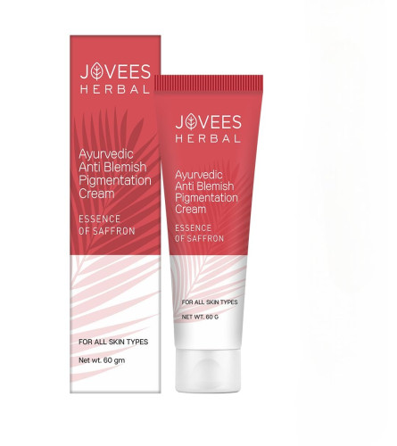 Jovees Herbal Anti-Blemish Pigmentation Cream with Saffron 60 gm - free ship