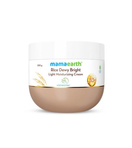 Mamaearth Rice Dewy Bright Light Moisturizing Cream 200 g