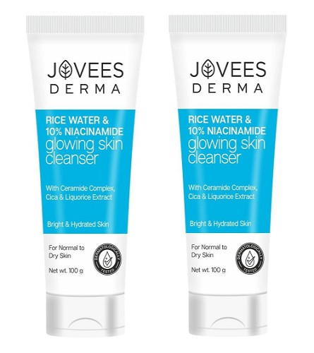Jovees Herbal Derma Rice Face Wash 100gm (pack of 2) free shipping