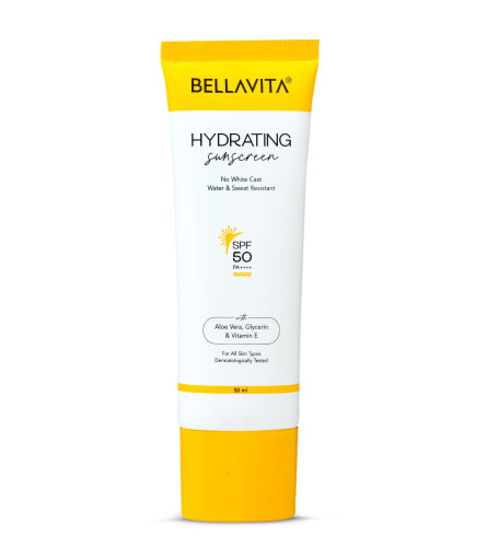 BELLAVITA Water based Hydrating Sunscreen 50 ml (Pack of 2)