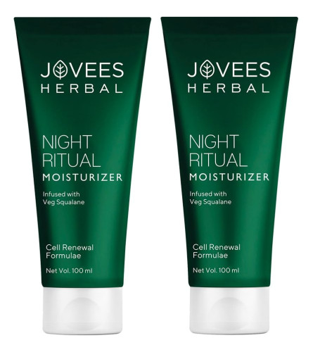 JOVEES Herbal Night Ritual Cream Moisturizer 100ml (pack of 2) free ship