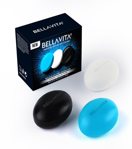 BELLAVITA Perfume Bathing Soap Bar for Men 100 g (Pack of 3)