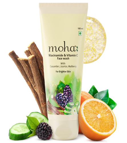 Moha Vitamin C Face Wash for Brightening & Pigmentation 100ml (free shipping)