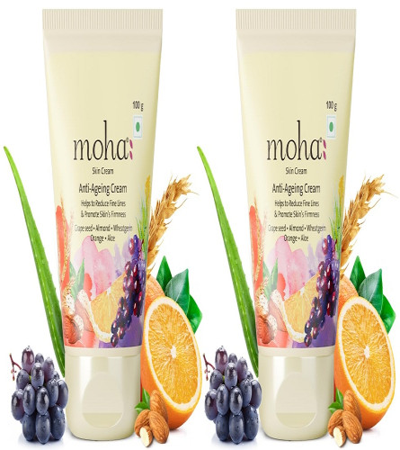 Moha: Anti Ageing Skin Cream 100 gm (pack of 2) - free shipping