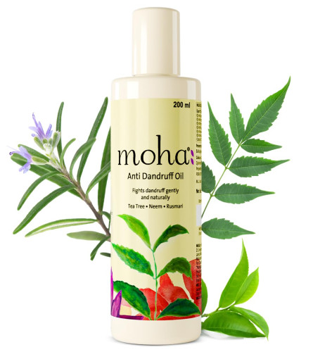 moha: Anti Dandruff Oil 200ml - free shipping