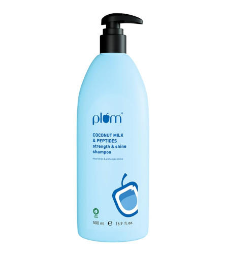 Plum Coconut Milk & Peptides Shampoo for Dry & Frizzy Hair 500 ml