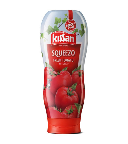 Kissan Squeezo Fresh Tomato Ketchup, 450 Grams - free shipping
